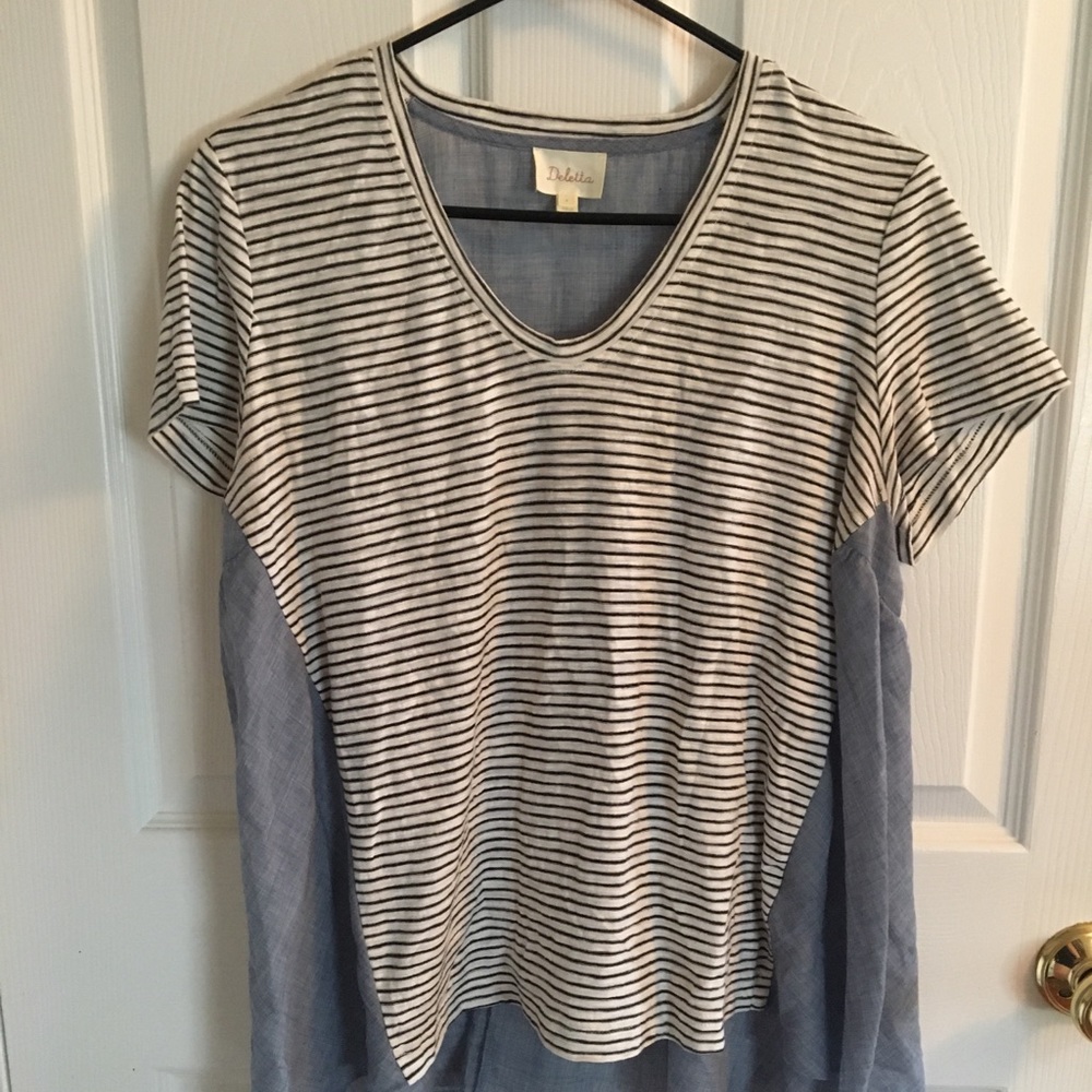 Anthropologie Striped blouse